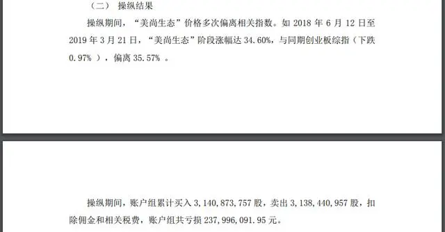 操纵股价被处罚_董事长操纵自家股票交易800亿亏2.4亿_操纵股价亏损