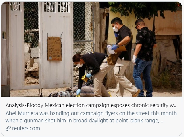 墨西哥两名市长候选人相继被杀_墨西哥市长上任14小时被杀_任丘市长候选