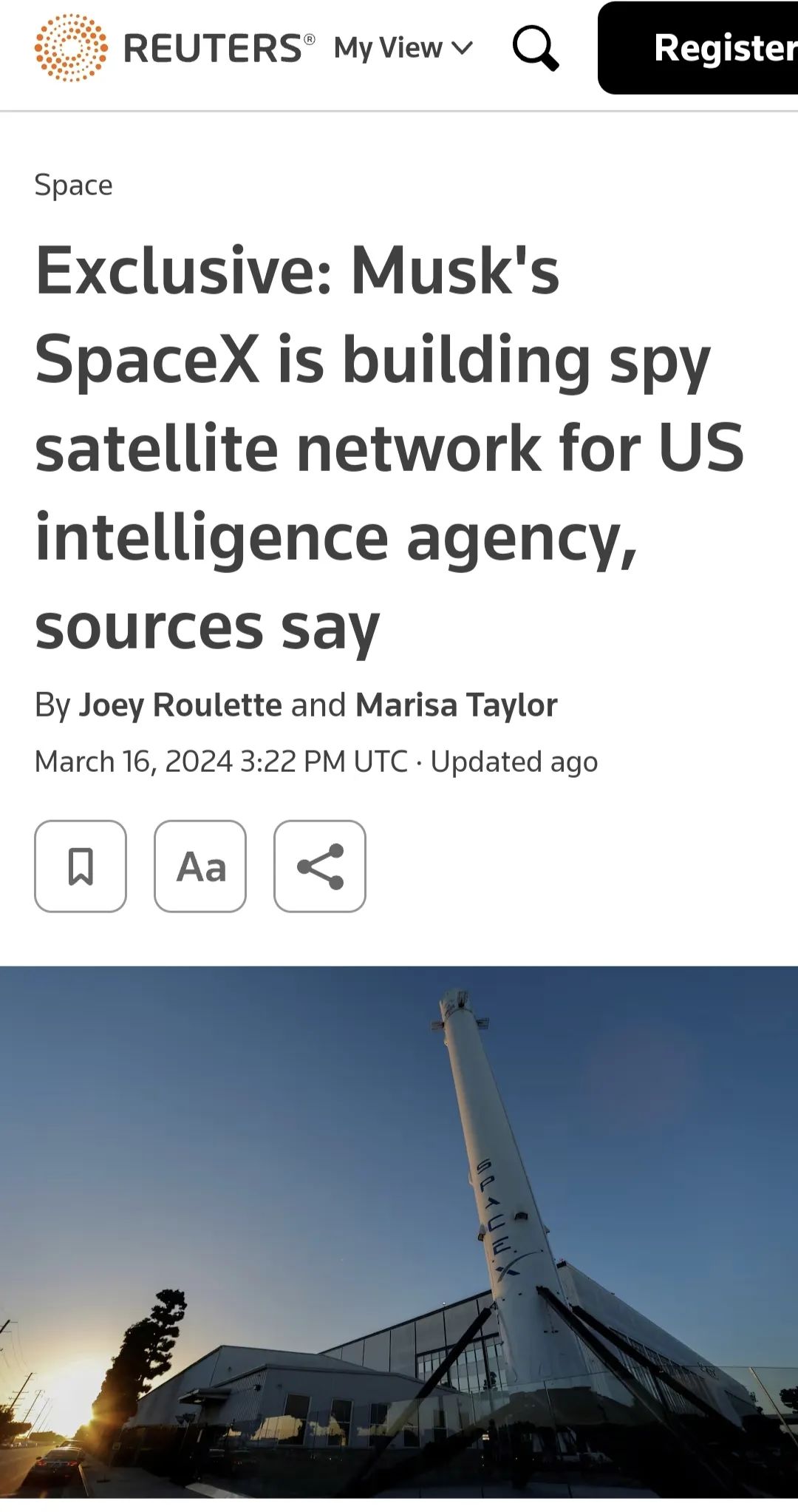 间谍卫星功能_spacex被曝正在建设间谍卫星网络_spacex卫星网络
