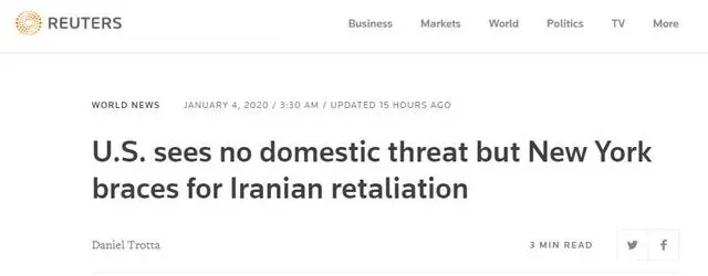 伊朗袭击美军_美准备应对伊朗可能发动的袭击_伊朗袭击美军基地提前通知