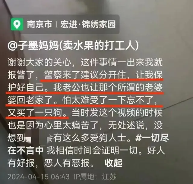 婆婆杀了儿媳妇的宠物_婆婆扔狗事件_女子回应养的狗被婆婆砍死