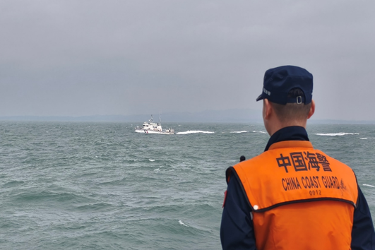 福建海警编队金门水道执法现场_福建海警编队金门水道执法现场_福建海警编队金门水道执法现场