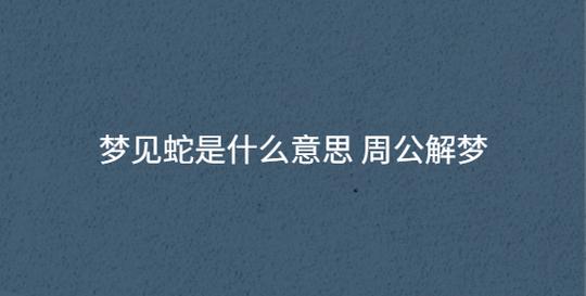 周公解梦梦见被青蛇追_梦见青蛇追是什么预兆_梦见自己追青蛇