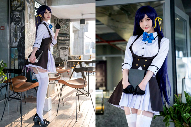 蓝色头发的动漫人物女_蓝色头发的cosplay人物_蓝头发coser